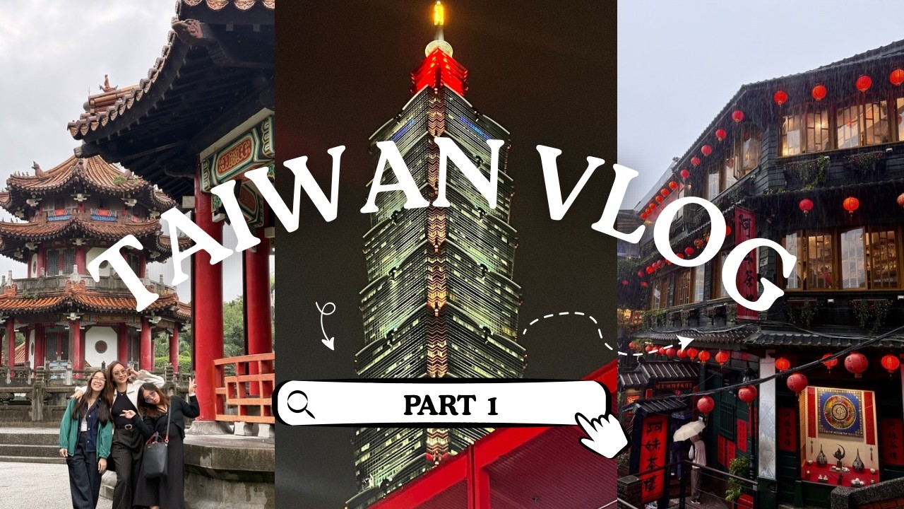 TAIWAN | 2025 | Traveling Taiwan with Friends 🇹🇼 | Taipei, Yehliu, Shifen & Jiufen