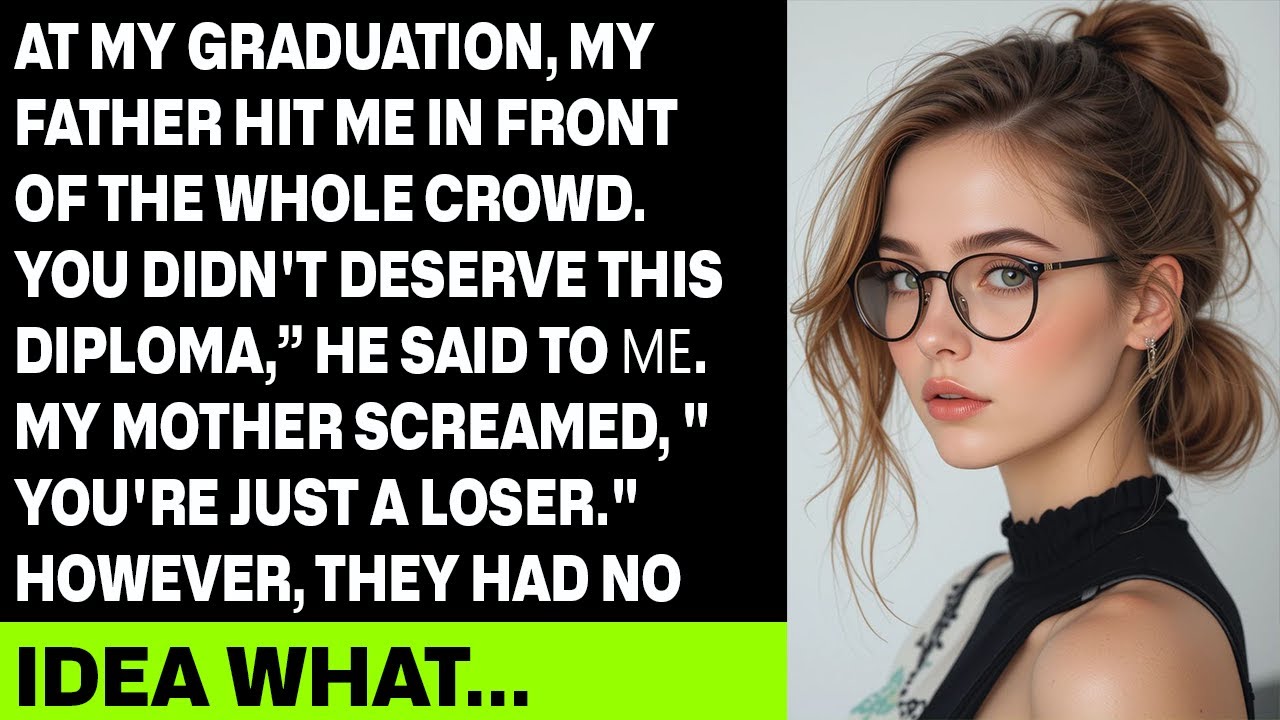 At my own graduation, my father struck me in front of everyone, yelling, ‘You didn’t deserve this!