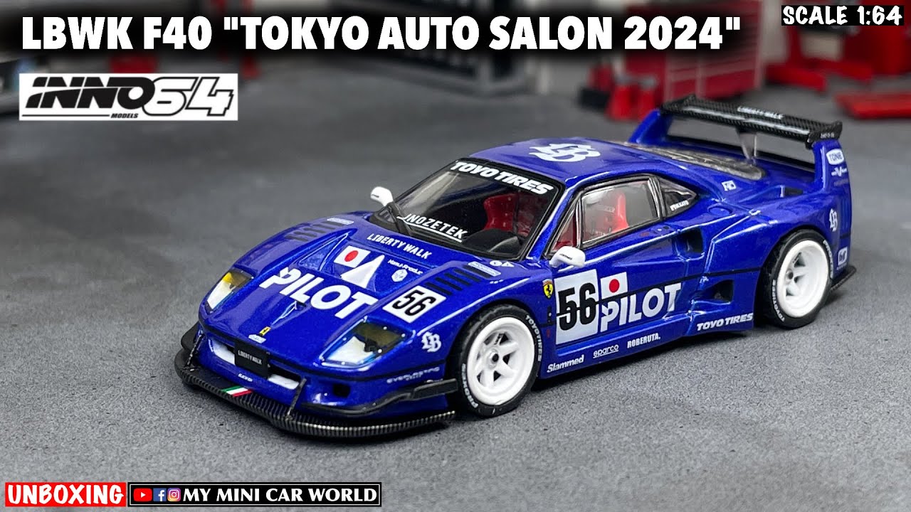 『MY MINI CAR WORLD』UNBOXING INNO64 1/64 LBWK F40 