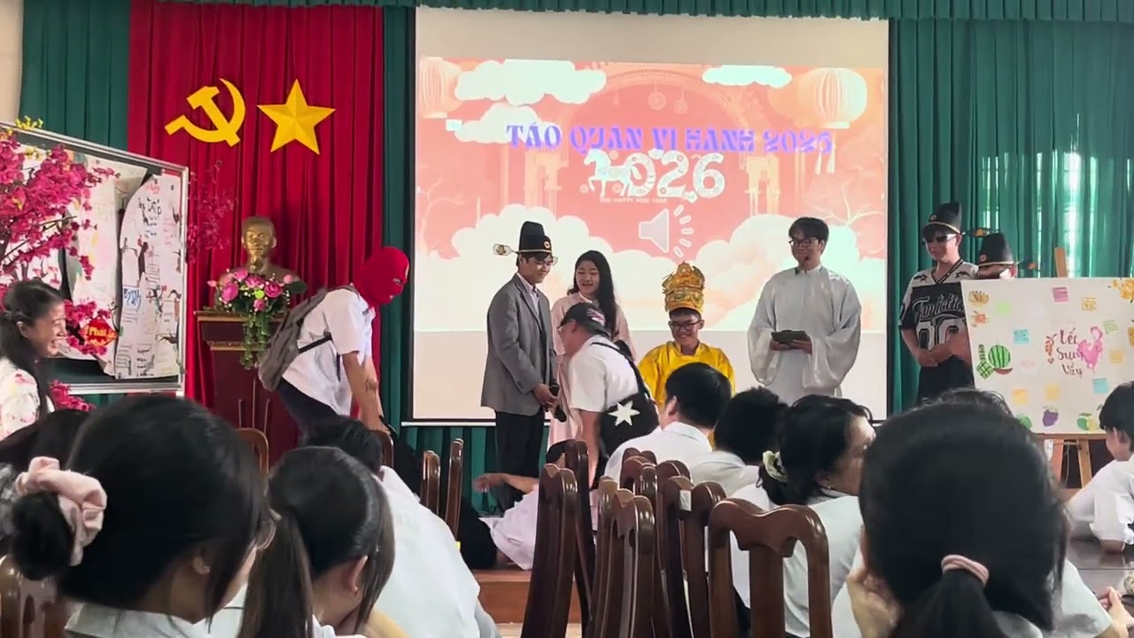 Táo quân vi hành 2026 Lớp 11a7 THĐ