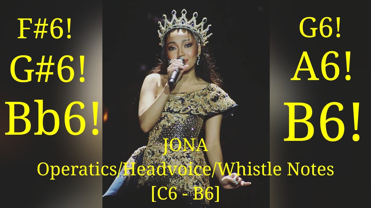 Jona Viray Operatics/Headvoice/Whistle Notes [C6 - B6]
#Jona #JonalynViray #FearlessDiva