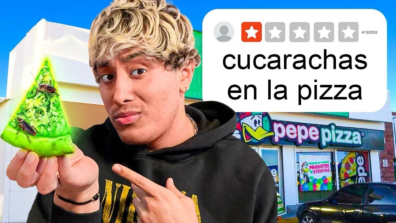 Compr&eacute; las PIZZAS peor calificadas de Google 🤮🍕