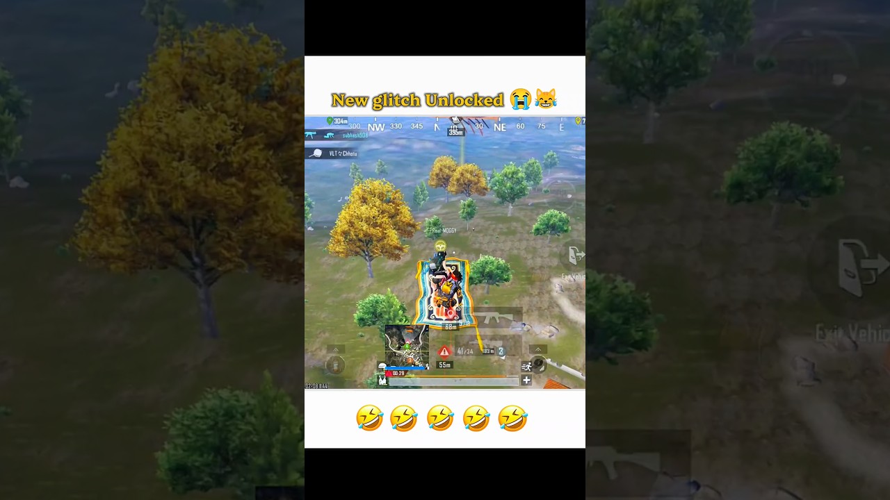 BGMI/PUBG ka secret glitch mil gaya 😳😭 Wait for end 🤣 #bgmi