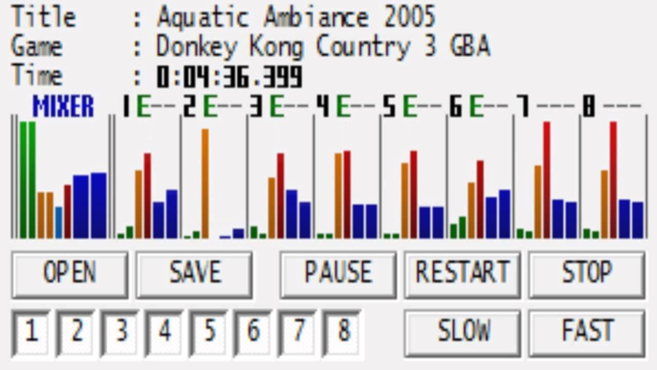 [SPC700 Arrangement] Donkey Kong Country 3 GBA - Water World/Aquatic Ambiance 2005