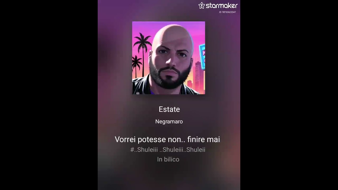 COVER ( ESTATE) di Giuliano Sangiorgi - Negramaro 🎶
