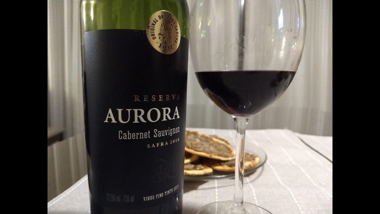 Vinho - AURORA, Reserva, Cabernet Sauvignon, 2018.