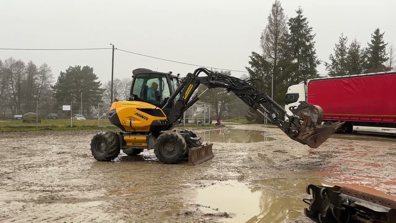 MECALAC 7 MWR KOPARKA KOŁOWA 2020R. KM MASZYNY BUDOWLANE WWW.KMRENT.PL 56-300 MILICZ
