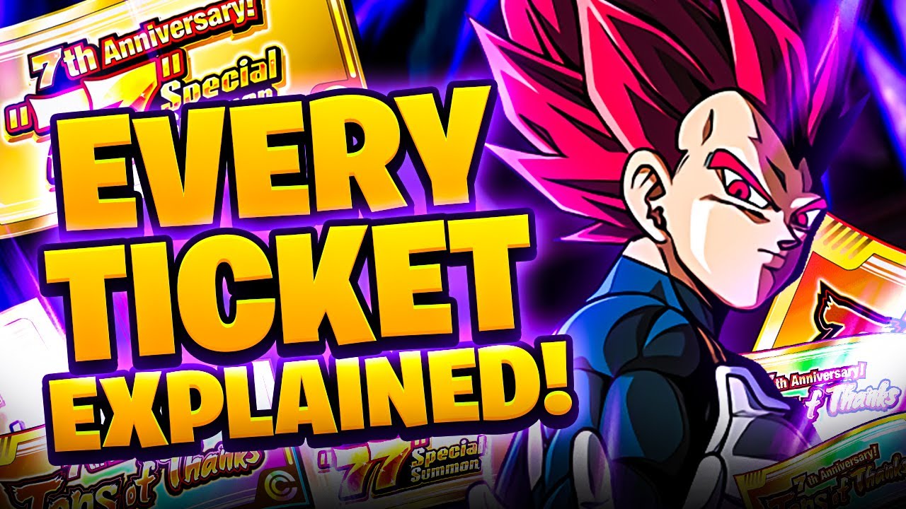 SO MANY *FREE* MULTIS w/ POSSIBLE LRs! Every 7 Year Anniversary Ticket Explained | DBZ Dokkan Battle