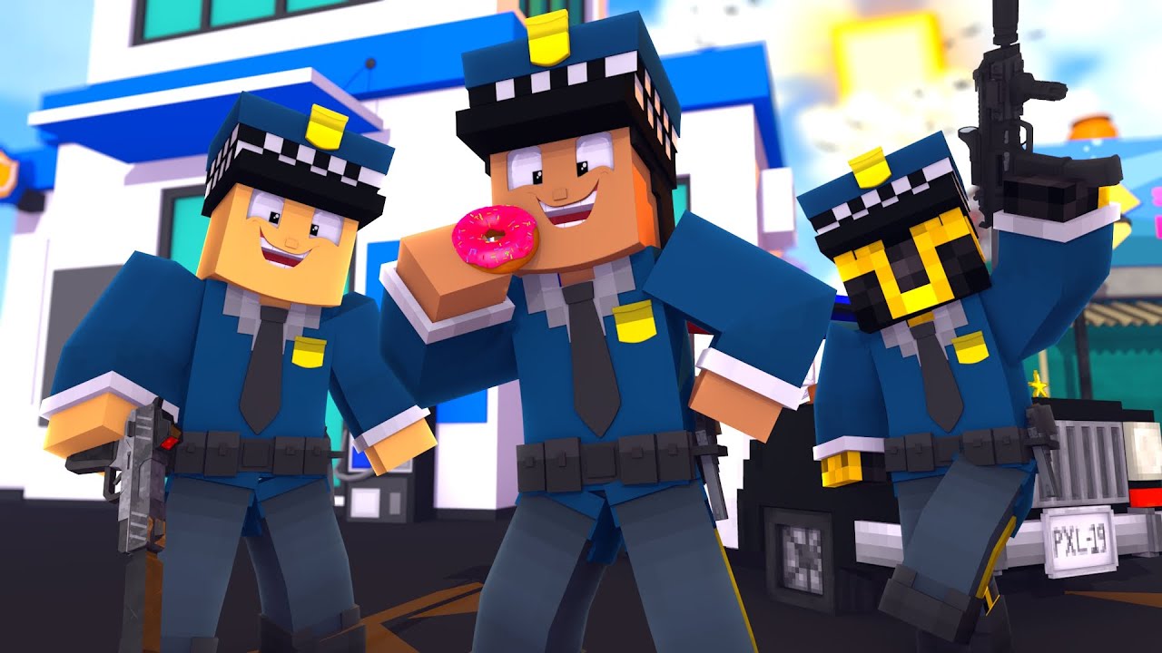 NOS CONVERTIMOS EN POLICÍAS EN MINECRAFT TROLL 😱