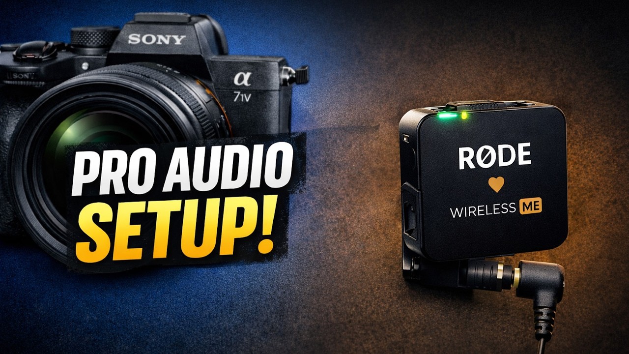 How to Setup a Sony A7iv + RODE Wireless ME Ultra-Compact Wireless Microphone System