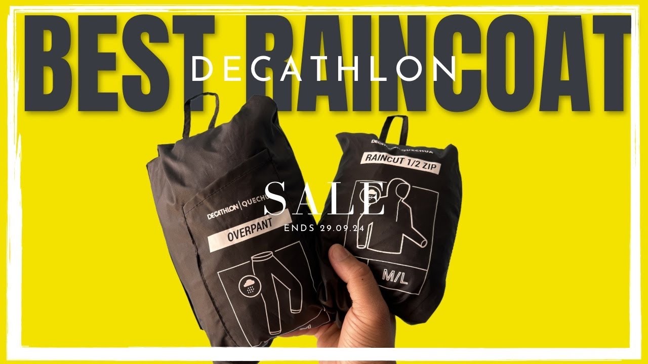 The Best Decathlon Raincoat / Rain Jacket For Men 🔥 Decathlon Quechua NH100 Rain Coat Review 2024