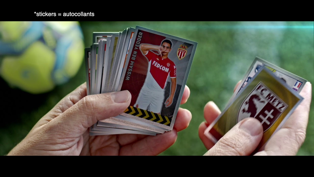 La collection officielle du championnat de France Panini Foot 2019-20 (pub TV courte)