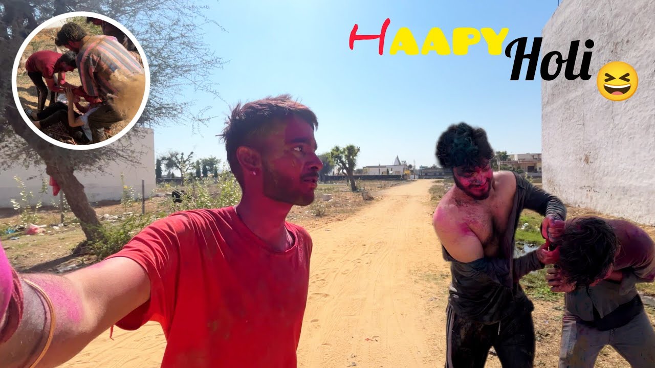 Kapde fad diye 😆 || raat ke 1 bje Holi khel le 😲 || Happy Holi 