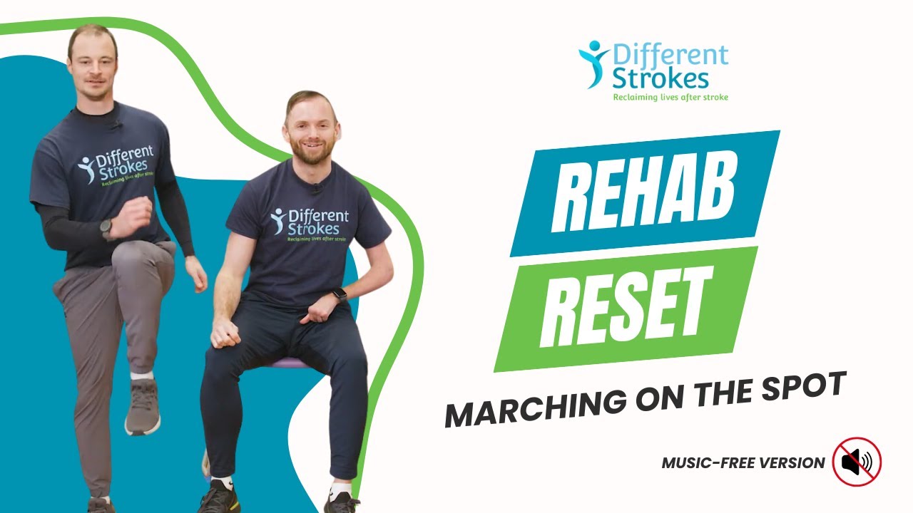 Rehab Reset Marching on the Spot – Boost Balance & Leg Strength - Without Music