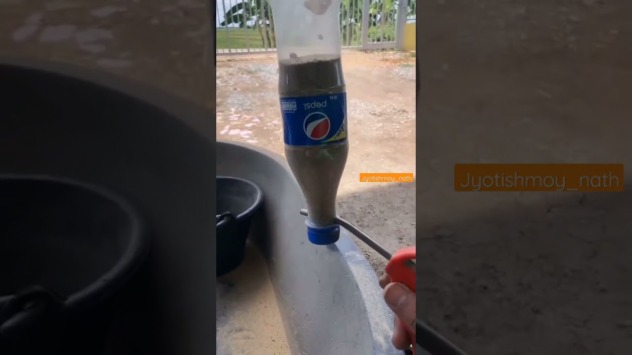 cheap way to make sandblaster at home #shorts #sandblater #sand #iron #rust
