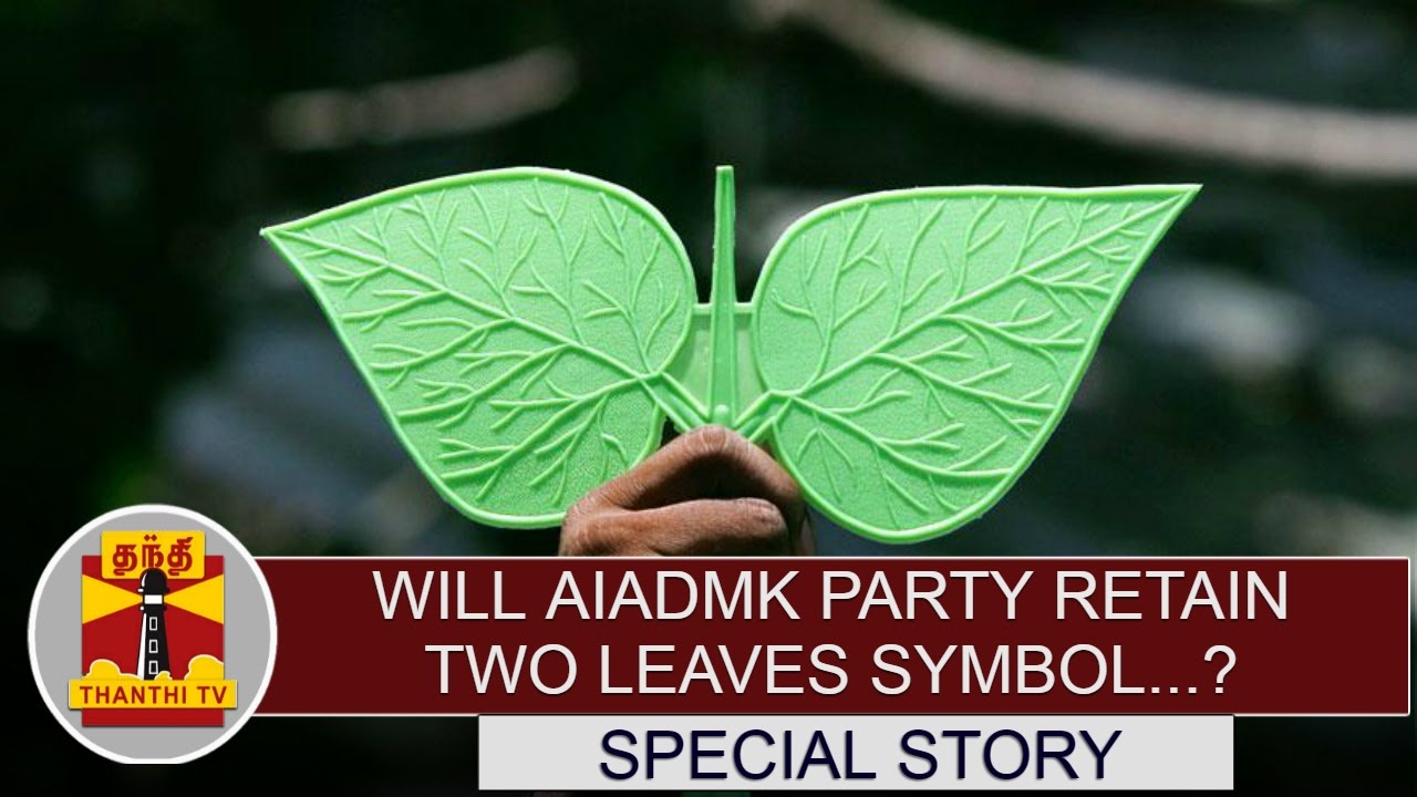 Special Story : Will AIADMK party retain 'Two Leaves' Symbol..? | Thanthi TV