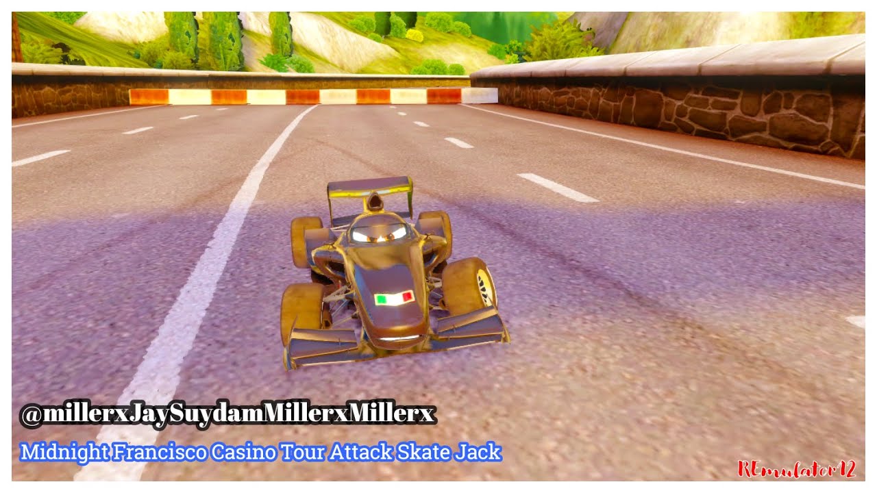 Cars 2 The Video Game | Midnight Francesco - Attack Mode (Skate Jack) | Casino Tour