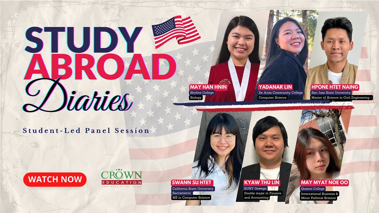 CROWN Education's Study Abroad Diaries: USA Student-Led Panel Session