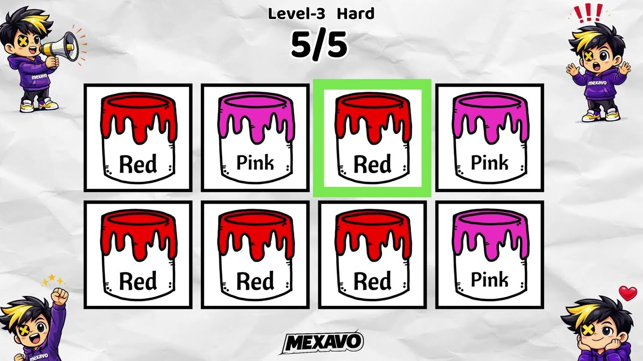 challenge #12 (Only 1% can🙈) | Say The Colors On Beat Challenge | Level 1-5 Easy to Insane 