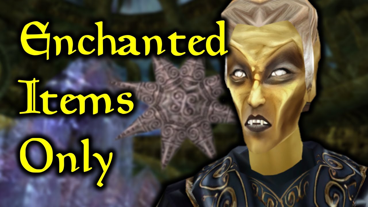 Can You Beat Morrowind with Only Enchanted Items?