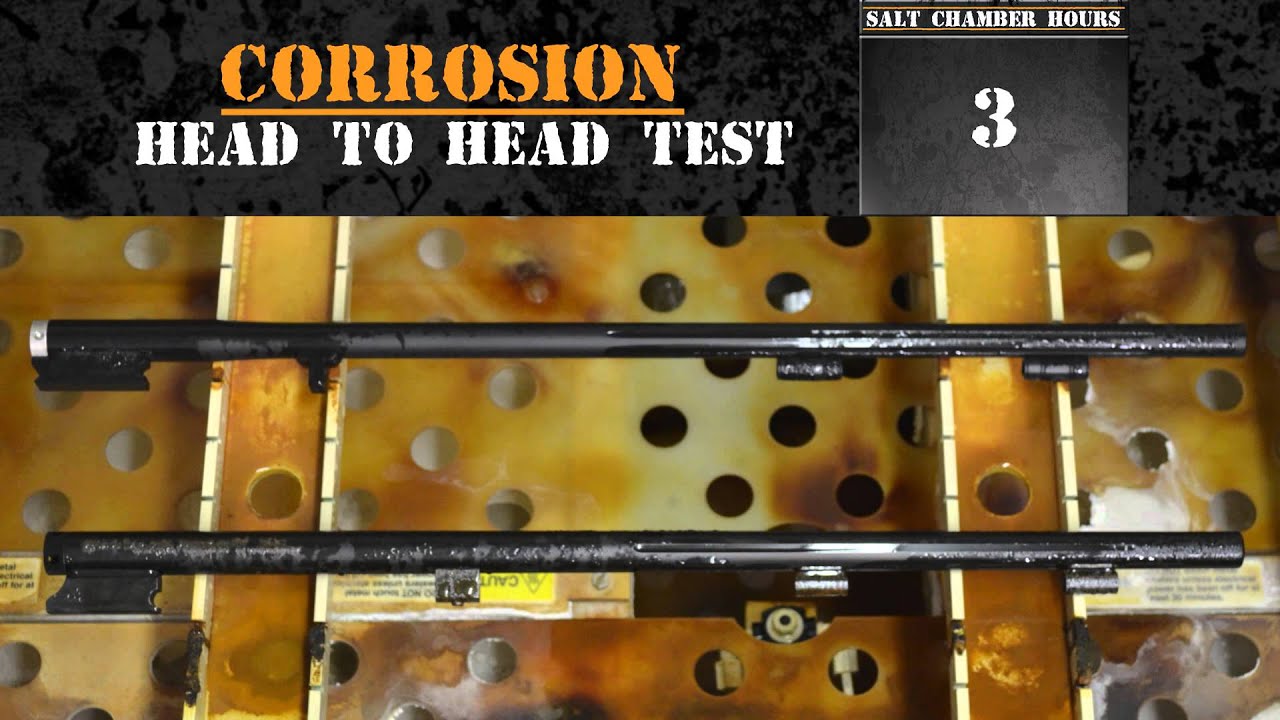 Cerakote против черного нитрида. Испытание на коррозию (ASTM B117)