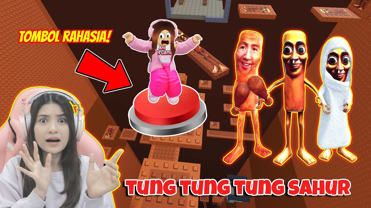 GAWAATT!! KABUR DARI TUNG TUNG TUNG SAHUR DI TUNG TUNG TUNG TOWER ROBLOX!!