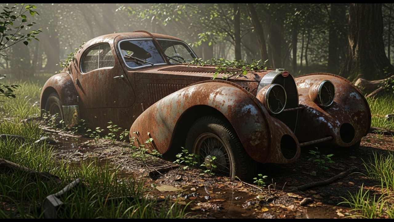 We Found a 1932 Bugatti Atlantic for $1,000... #CarRestoration #ASMR #SatisfyingVideo