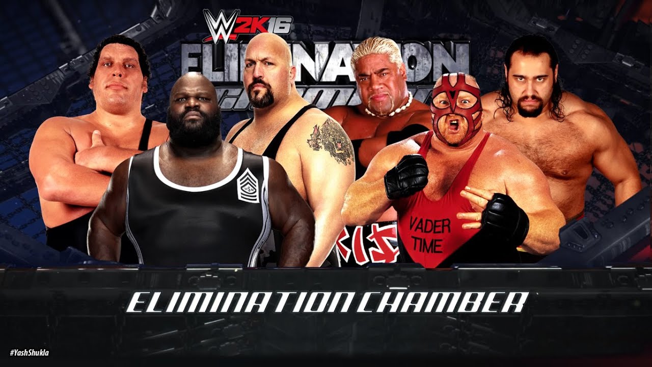 WWE 2K16 - Elimination Chamber Match | PS4 Gameplay