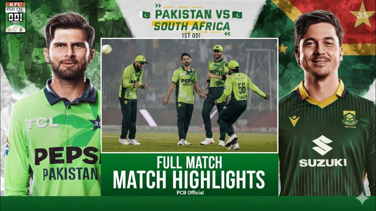Full Highlights  | Pakistan vs South Africa ODI Series | 1st ODI | PCB | M2R1U