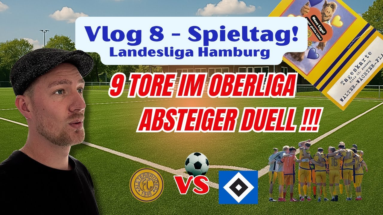 Landesliga-Spektakel ⚽🔥 - Tabellenführer FC Alsterbrüder empfängt Schlusslicht HSV 3 | Spie