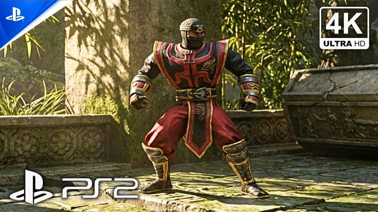 Ermac: The Soul-Possessed Shadow of Outworld | MK: Shaolin Monks (4K 60FPS) Realistic ULTRA GRAPHICS