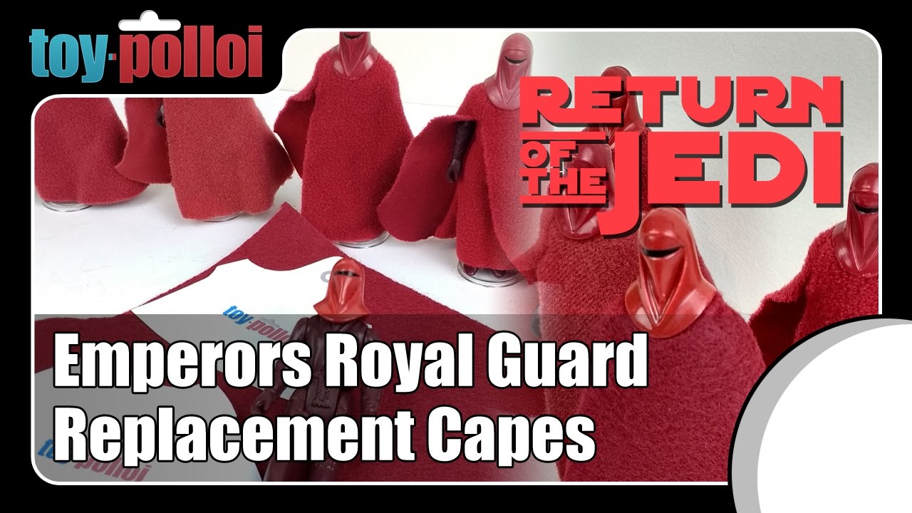 Vintage Stars Wars Emperors Royal Guard replacement cape guide - Toy Polloi