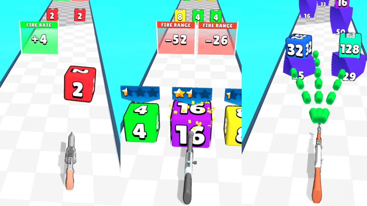 Gun Up 2048 Game