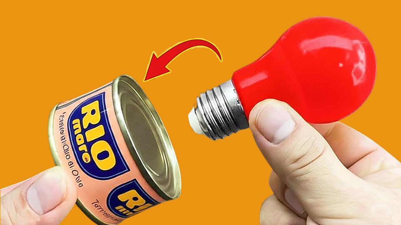 No Internet Required! Just attach the LED to the tuna can and enjoy!