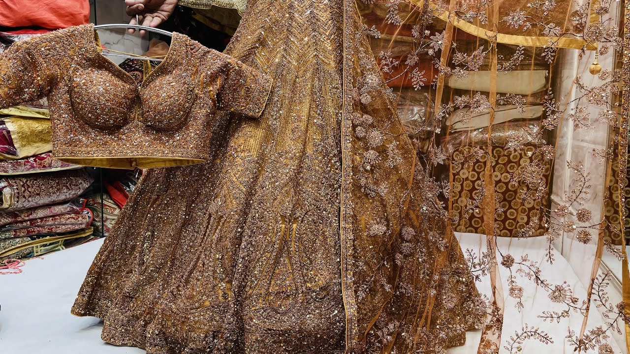 Beautiful Wow lehenga beats all Lehenge collection || chocolate 🍫 shade special || Chandni Chowk