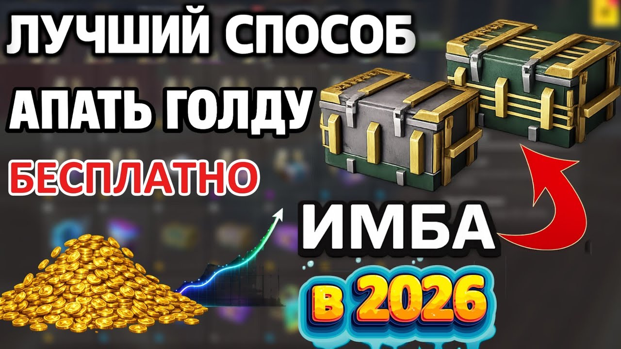 Ты всё делал НЕ ТАК! 🔥 Топ способ фарма ГОЛДЫ 💰 без ДОНАТА в 2026! 😱 Tanks Blitz