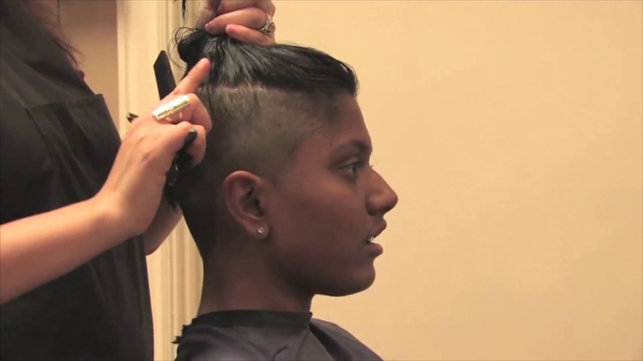 Taruni - Pt 2: Super Short Undercut Bob w/ Bangs (Free Video)