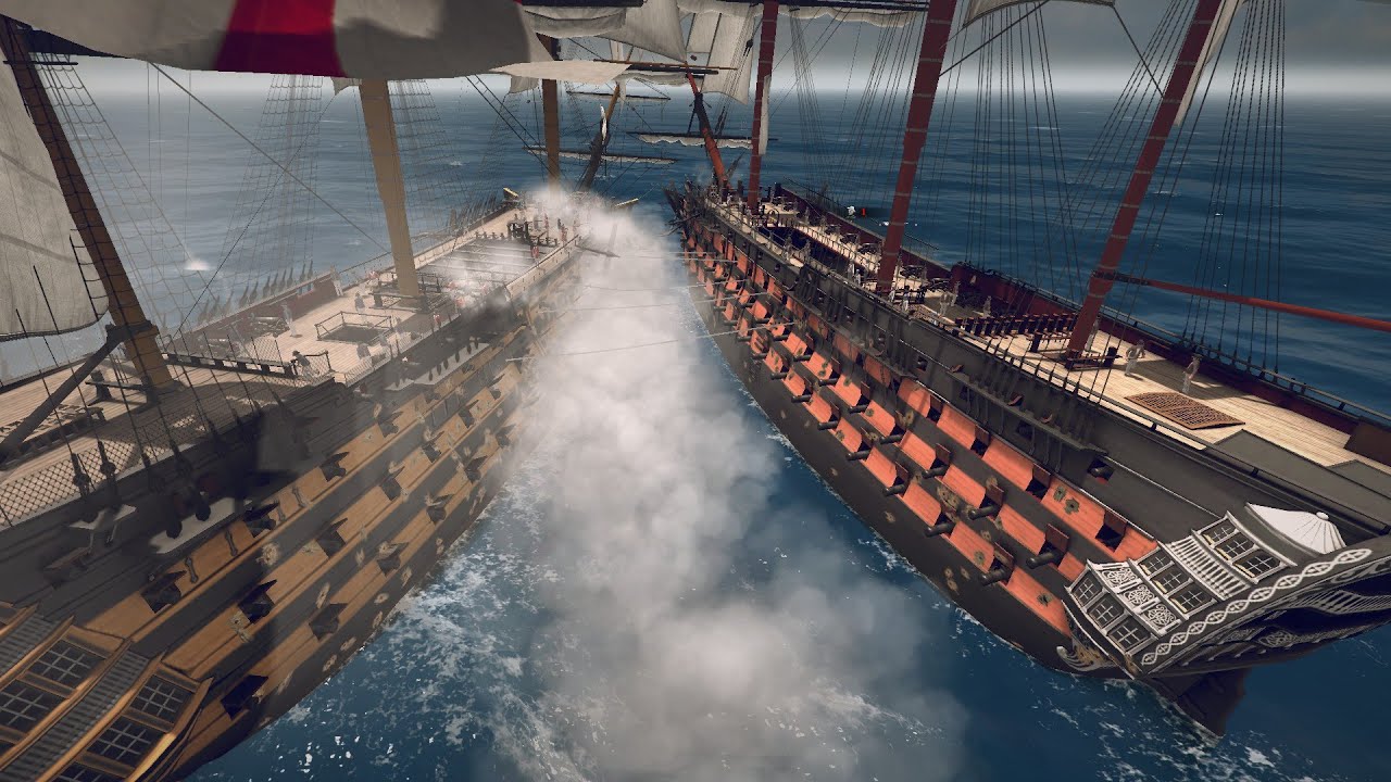 Santisíma Trinidad vs. HMS Victory Epic Line Battle || Ultimate Admiral: Age of Sail