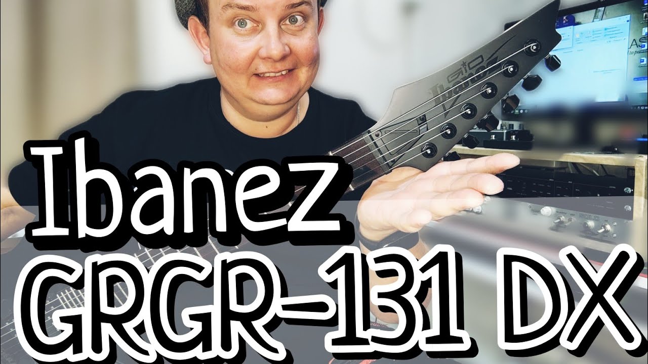 МЕТАЛЬНО -ЧЁРНАЯ, РЕВЕРСНАЯ, МАТОВАЯ / NEW IBANEZ GRGR 131 DX
