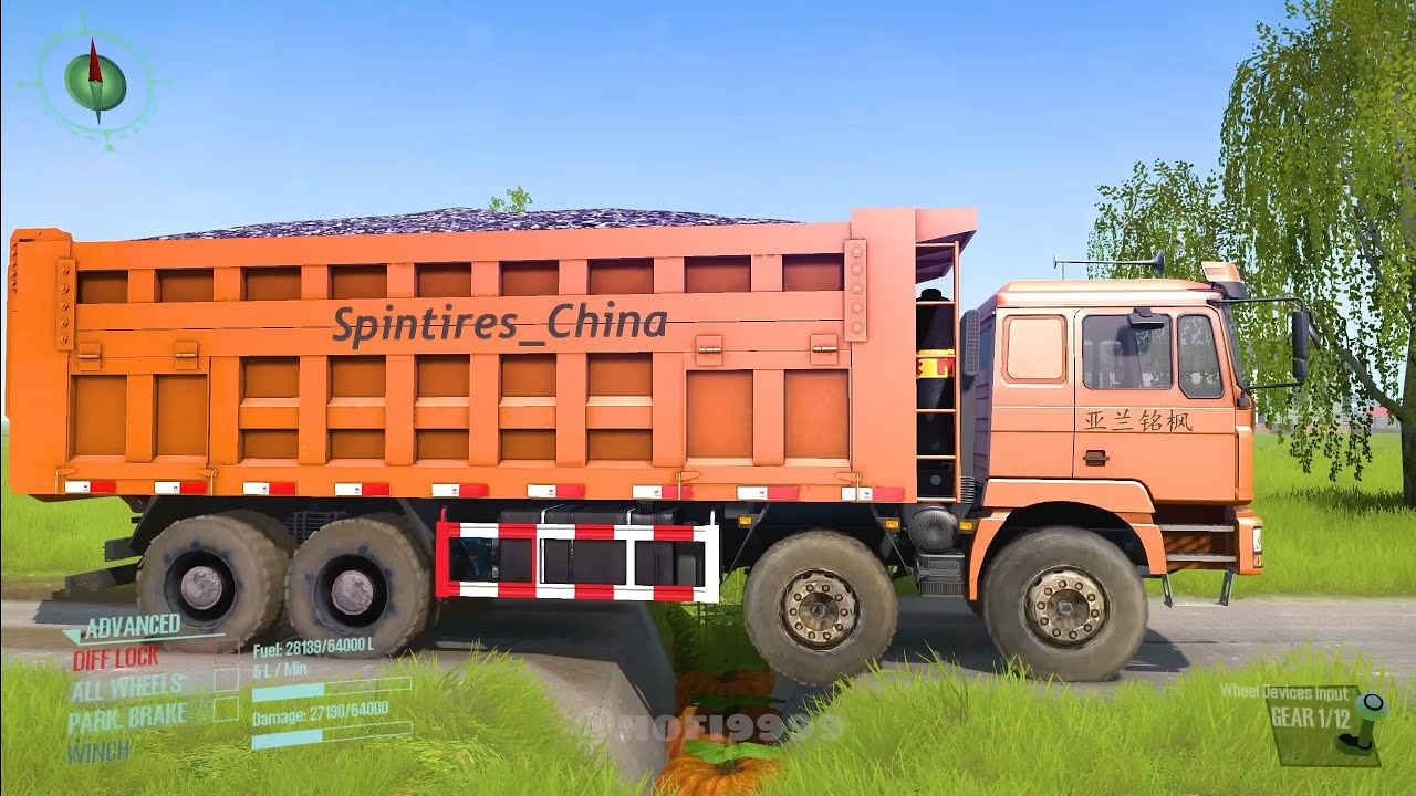 Truck Driving Gameplay-Mudrunner-Spintires-Beamng Drive