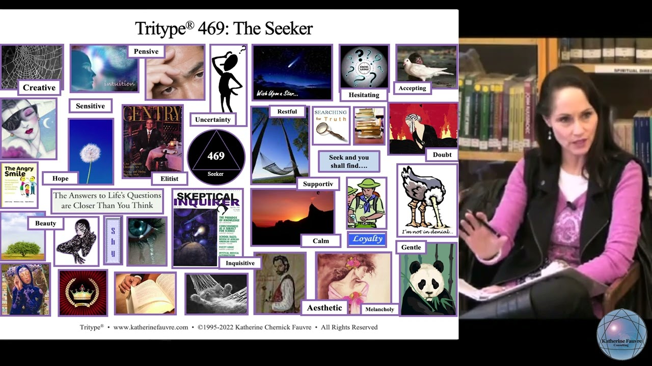 469 Tritype® Mini: The Seeker • Intuitive, Inquisitive, Accepting Person | Katherine Fauvre