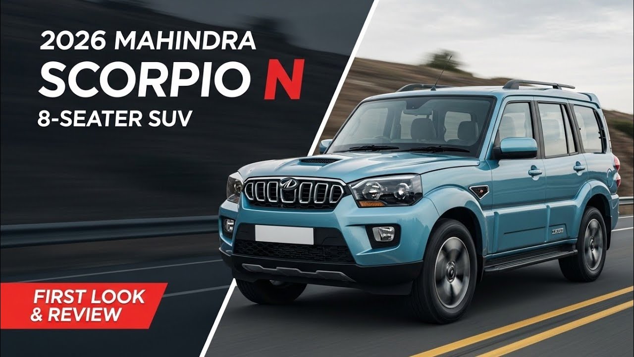 Mahindra Scorpio N 2026 🔥 8 Seater SUV | New Model Full Review Hindi