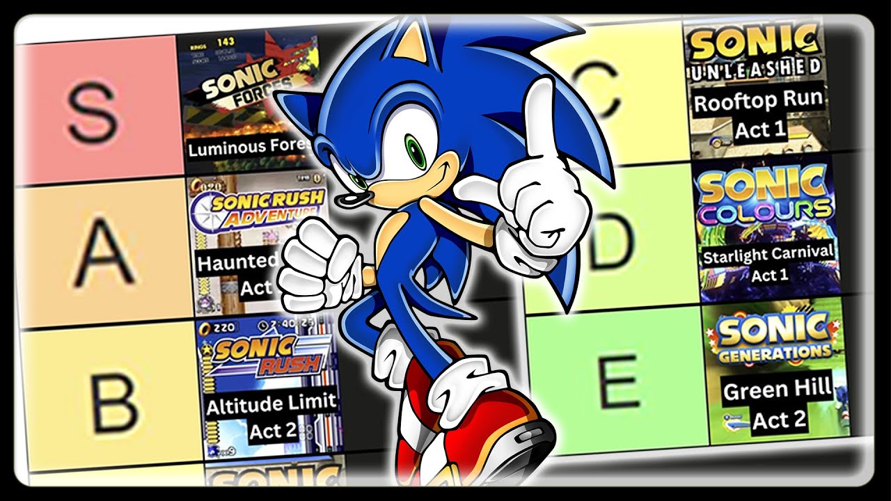 🔴 Ranking ALL 221 Boost Sonic Levels! (2005-2022) | Unleashed, Colors, Generations, Rush / Adventure