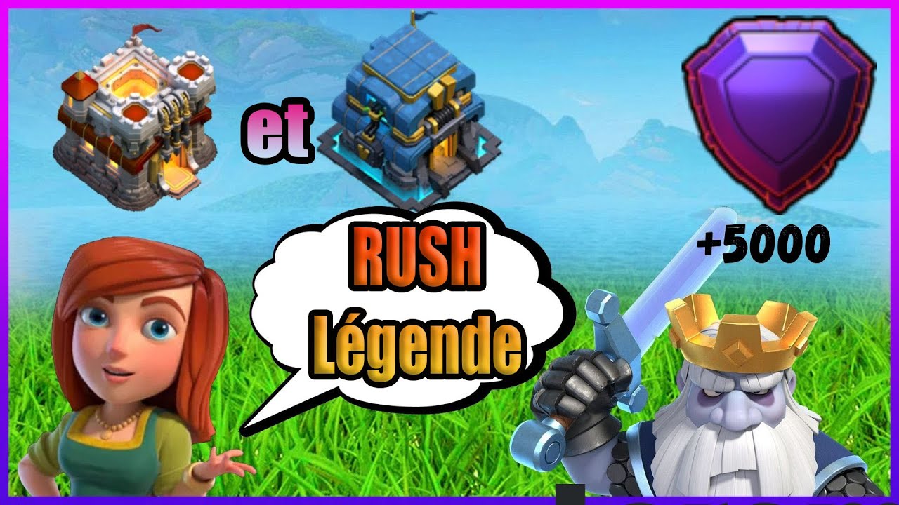 Comment Rush Légende FACILEMENT en HDV 11 et 12 | Fantôme Royal | Clash of Clans