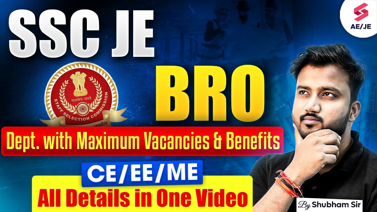 Is SSC JE BRO Department the BEST Career Choice? | SSC JE BRO Job Profile Analysis | Shubham Sir