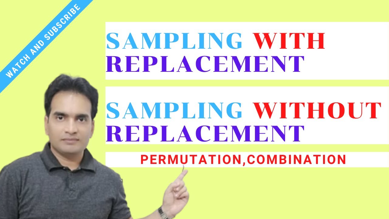 Sampling With Replacement And Sampling Without Replacement In Statistics In Urdu English Hindi