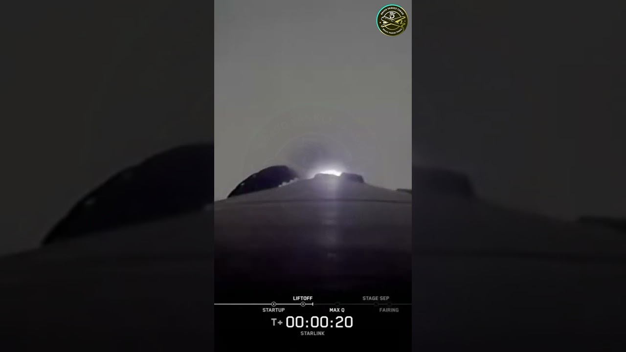 LANÇAMENTO DO FALCON 9 - BLOCO 5 - STARLINK 15-12 | 