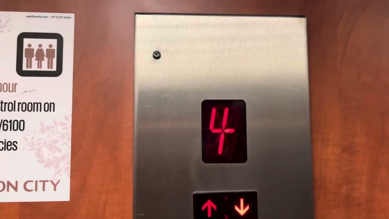 [GLITCHY VOICE] Otis Elevonic traction elevator @ Medical Mews Sandton, Johannesburg, South African