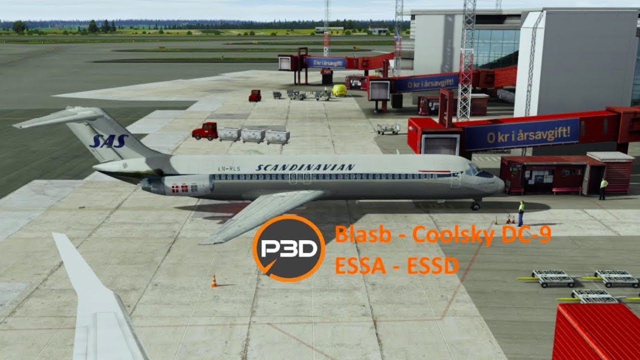 Coolsky DC-9 | Prepar3d V5.4 | ESSA to ESSD