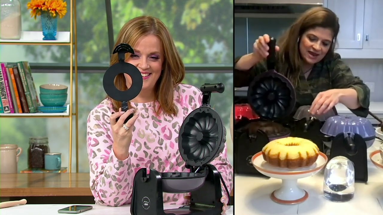 Alex by Dash Electric Flip Bundt Cake Maker with Recipes on QVC